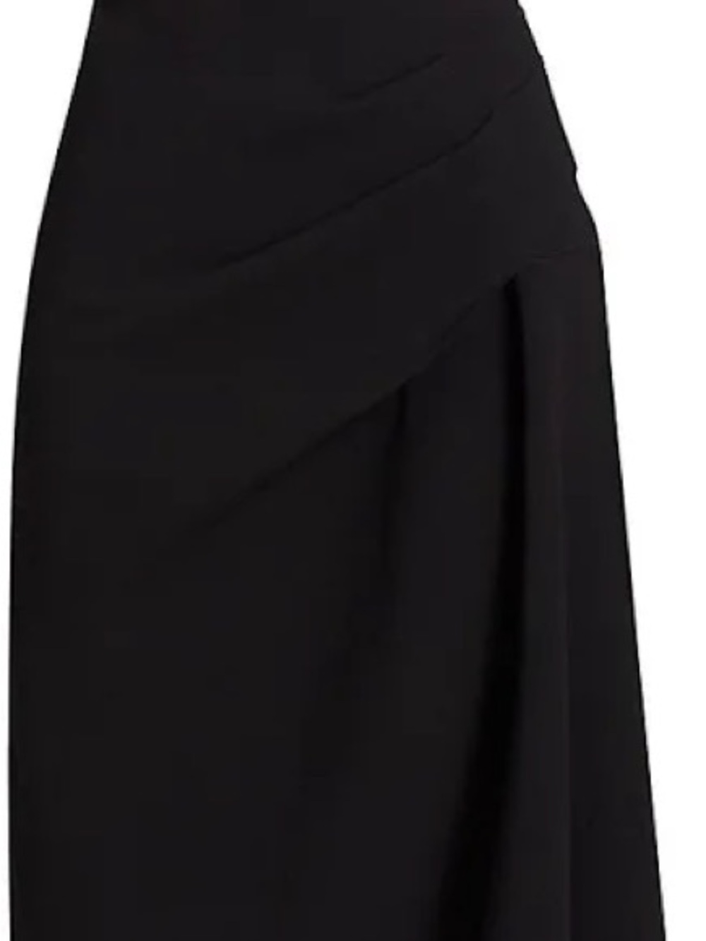 Acler Black Sleeveless Maxi Dress with Draped Waist Detail - Picture 2 of 10